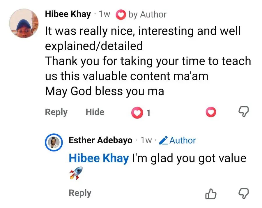 Testimonial from Hibee Khay